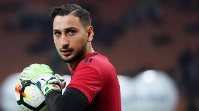 Penjaga gawang AC Milan, Gianluigi Donnarumma