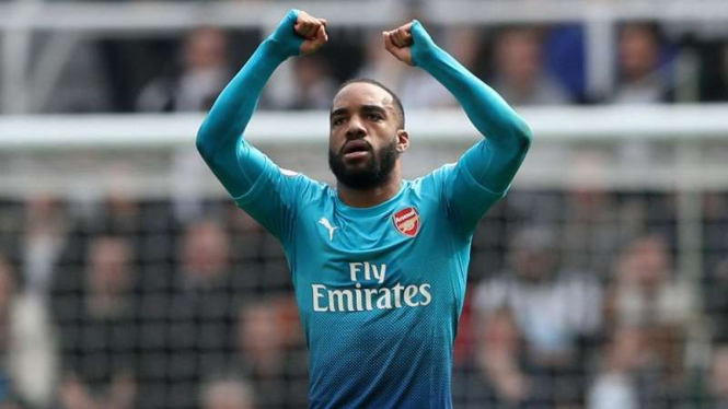 Penyerang Arsenal, Alexandre Lacazette