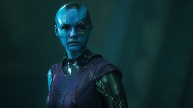 Nebula diperankan Karen Gillans