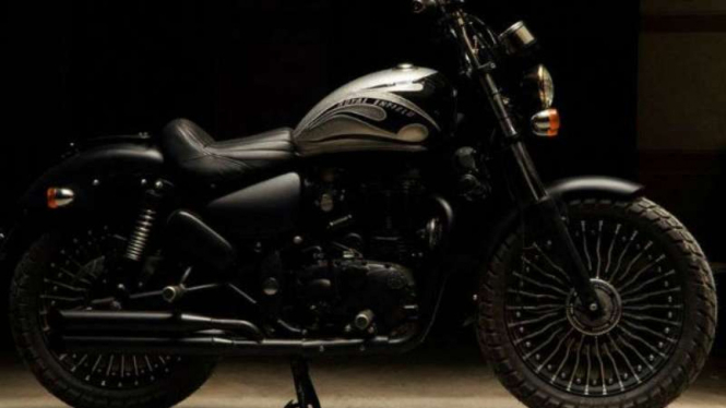 Quick Silver, motor kustom dari Royal Enfield Thunderbird