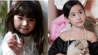 Gaya Cantik Enam Anak Artis yang Bikin Gemas