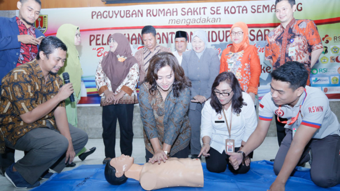 RSUD KRMT Wongsonegoro bersama Paguyuban Rumah Sakit se-Kota Semarang 
