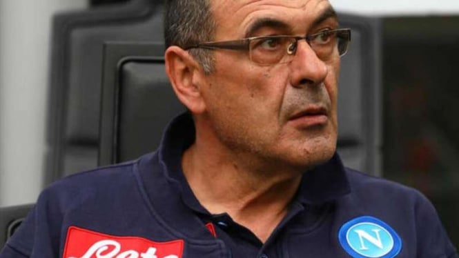 Pelatih Napoli, Maurizio Sarri.