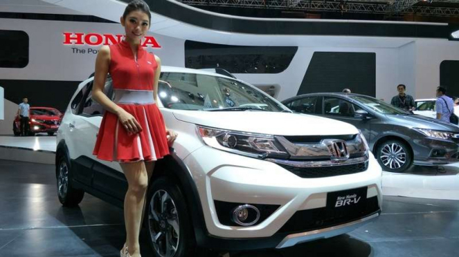 Honda BR-V terbaru meluncur di IIMS 2018.