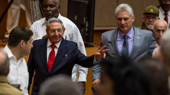 Wakil Presiden Miguel Diaz-Canel gantikan Raul Castro jadi Presiden Kuba - AFP
