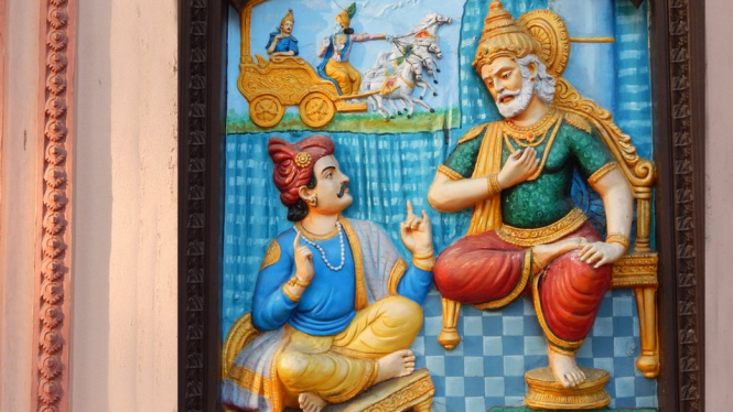 Mozaik kisah Perang Mahabharata - Getty Images