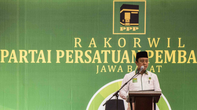 Ketua Umum PPP, Muhammad Romahurmuziy menyampaikan arahan