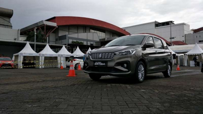 Test drive Suzuki All new Ertiga di IIMS 2018.