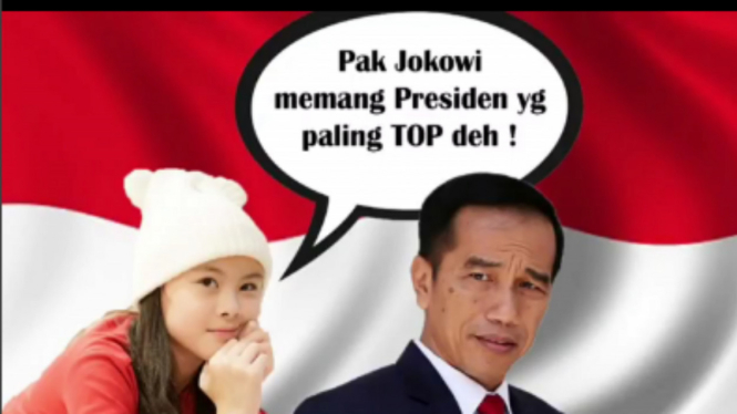 Clarice Cutie bertemu Jokowi