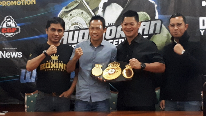 Daud Yordan merebut gelar juara kelas ringan WBA Asia dan Intercontinental