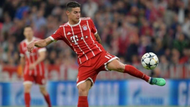 Gelandang Bayern Munich, James Rodriguez.