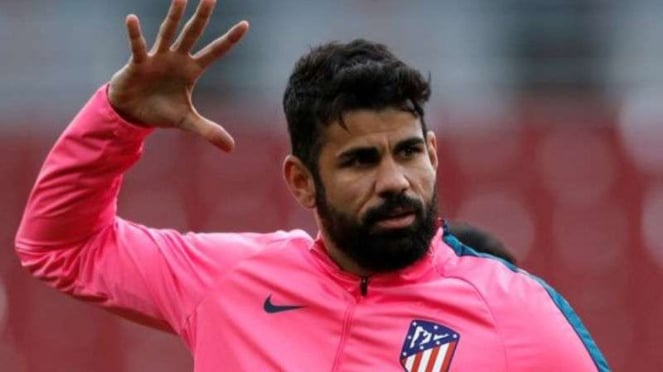 Striker Atletico Madrid, Diego Costa.