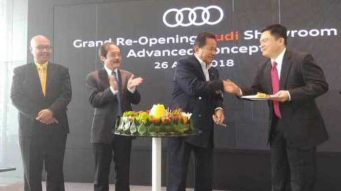 Peresmian diler Audi di MT Haryono, Jakarta Timur.