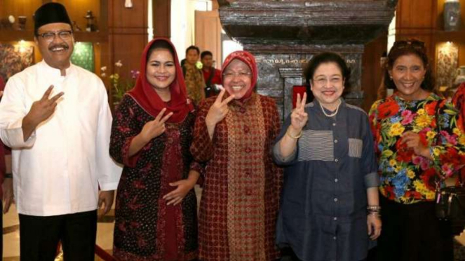 Gus Ipul, Puti, Tri Rismaharini, Megawati, dan Susi Pudjiastuti.