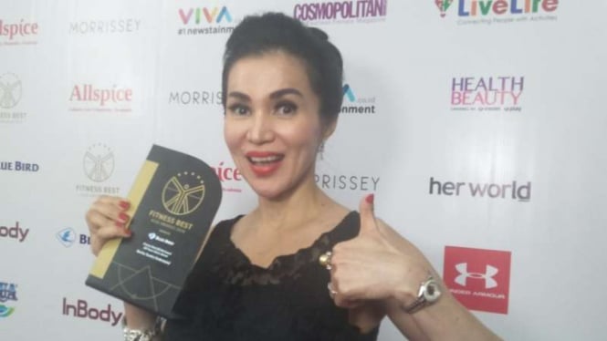 Novita Tandry di acara Fitness Best Asia Awards 2018