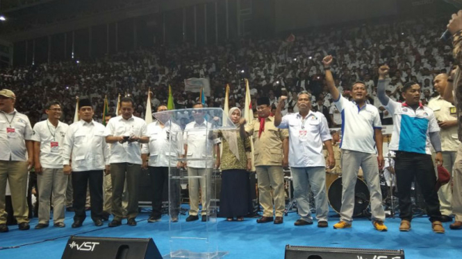Buruh dukung Prabowo jadi Presiden.