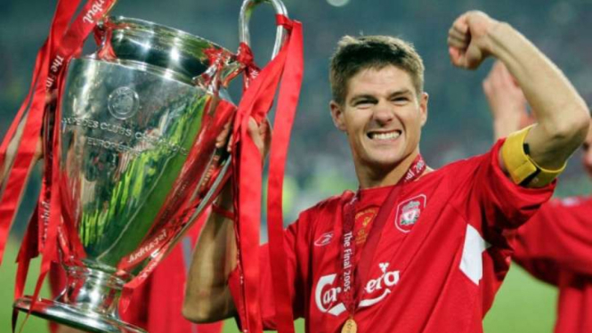 Kiprah sukses Steven Gerrard bersama Liverpool.