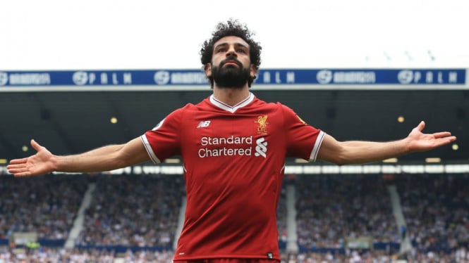 Mohamad Salah merupakan pemain asal Benua Afrika yang meraih penghargaan FWA dan PFA. - AFP