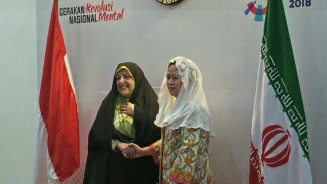 Wapres Iran bidang Wanita dan Urusan Keluarga, Masoumeh Ebtekar di Jakarta
