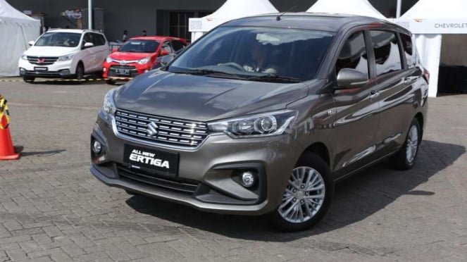 Test drive Suzuki All new Ertiga di IIMS 2018.