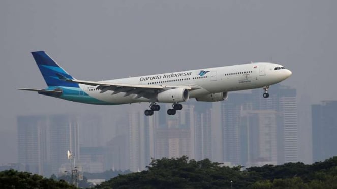 Pesawat Airbus A330 Garuda Indonesia