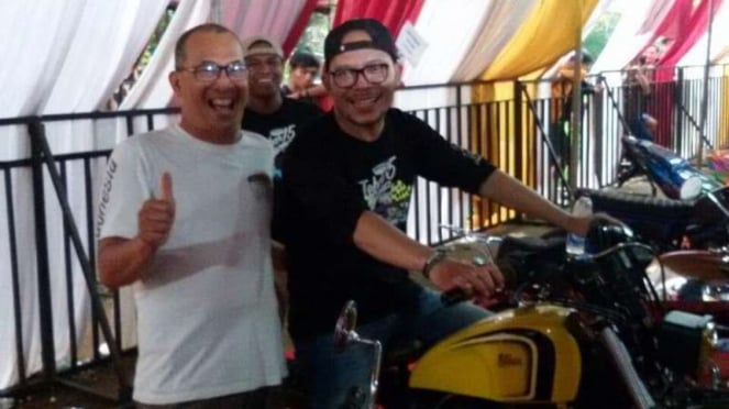 Menteri Ketenagakerjaan, Hanif Dhakiri dan motor custom Bumblebee