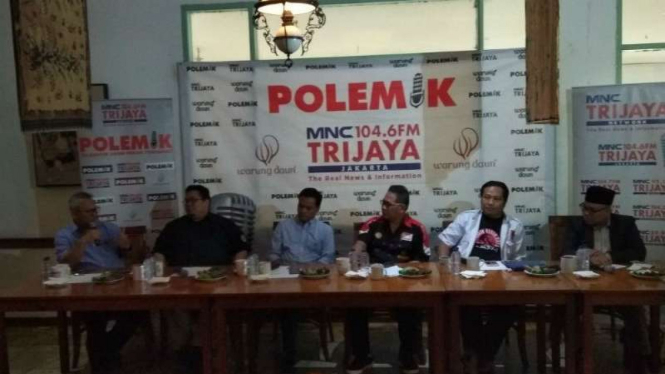Analis komunikasi politik UIN Jakarta, Gun Gun Heryanto dalam sebuah diskusi 
