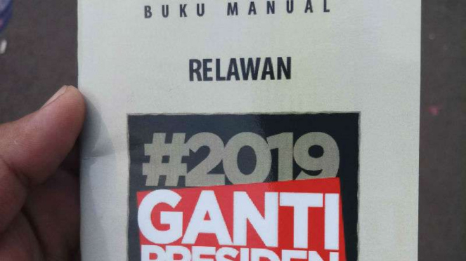 Buku manual #2019GantiPresiden