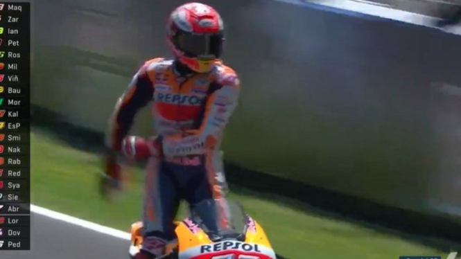 Selebrasi joget ala Marc Marquez di MotoGP Spanyol