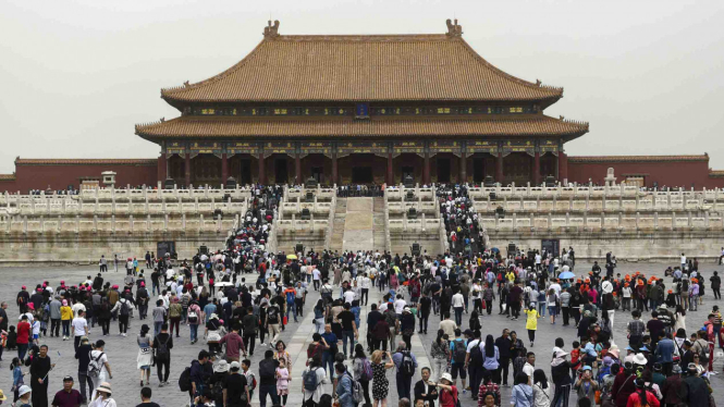 Situs bersejarah Kota Terlarang atau Forbidden City di Beijing, Tiongkok
