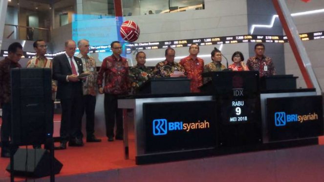 BRI Syariah melantah di Bursa Efek Indonesia.