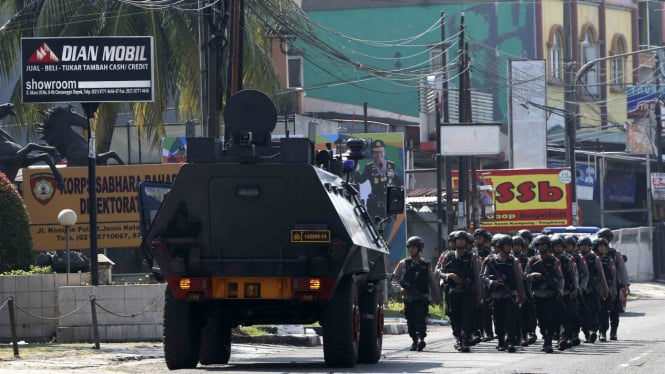 Suasana terkini pasca bentrokan di Mako Brimob Kelapa Dua, Depok, Jawa Barat