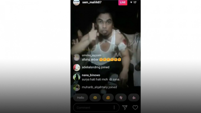 Pelaku kerusuhan Mako Brimob sempat live Instagram