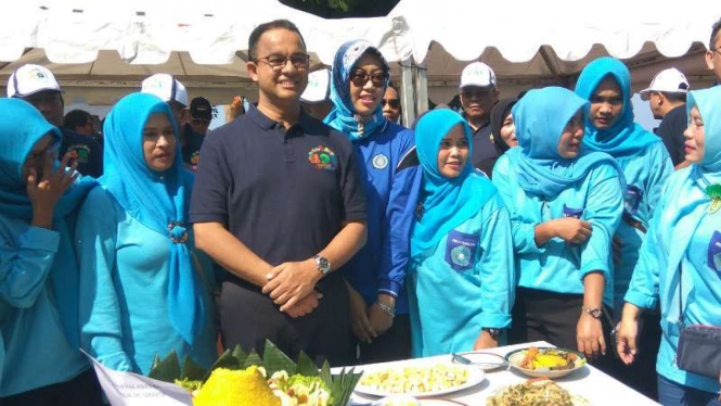 Gubernur DKI Jakarta Anies Baswedan di Kepulauan Seribu, Rabu, 9 Mei 2018.