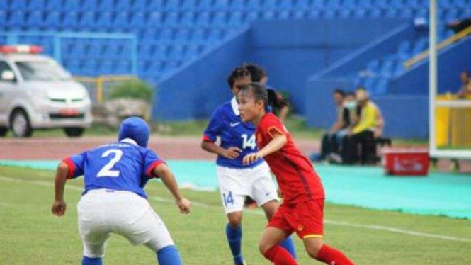 Ilustrasi pertandingan AFF U-16 Girls Championship 2018.