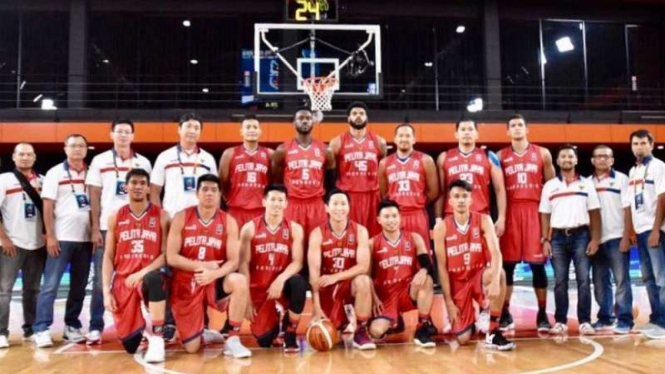 Skuat Pelita Jaya Indonesia dalam SEABA Champions Cup 2018