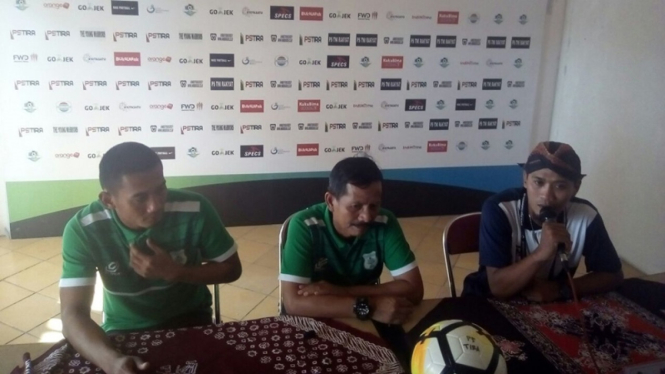 Konferensi pers PSMS Medan jelang melawan PS Tira