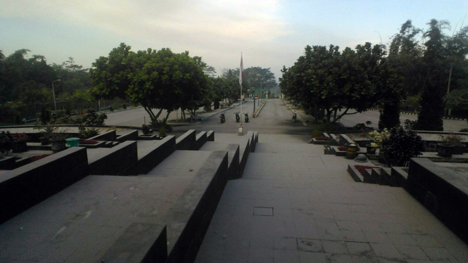 Abu vulkanik usai letusan Gunung Merapi