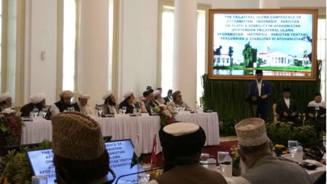 Pertemuan trilateral antara Indonesia-Afghanistan-Pakistan di Istana Bogor