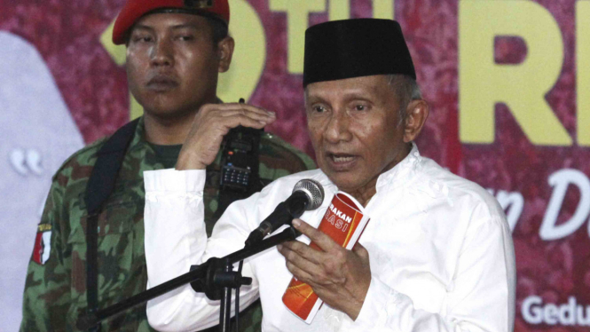 Politisi senior PAN, Amien Rais