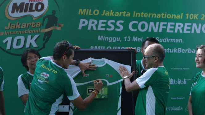 Kick off Milo Jakarta International 10K