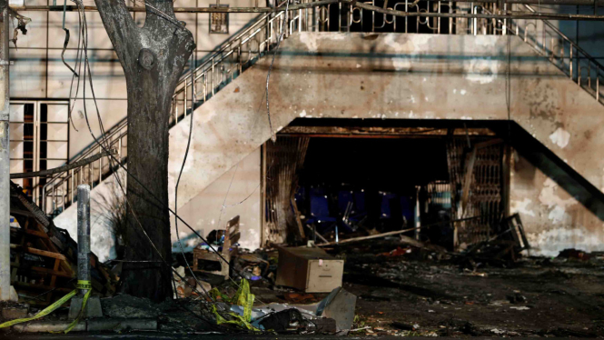Lokasi ledakan bom bunuh diri di Gereja Pantekosta Pusat Surabaya (GPPS), Surabaya, Jawa Timur.