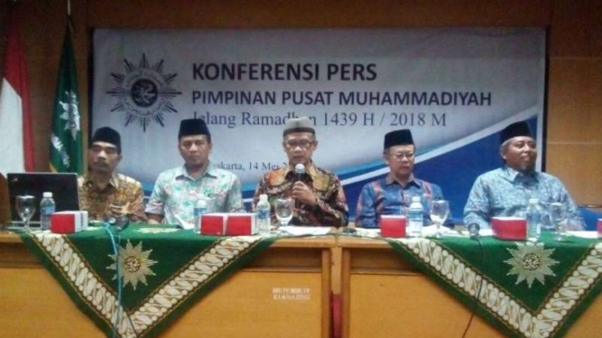 Konpers DPP Muhammadiyah soal penetapan 1 Ramadan.