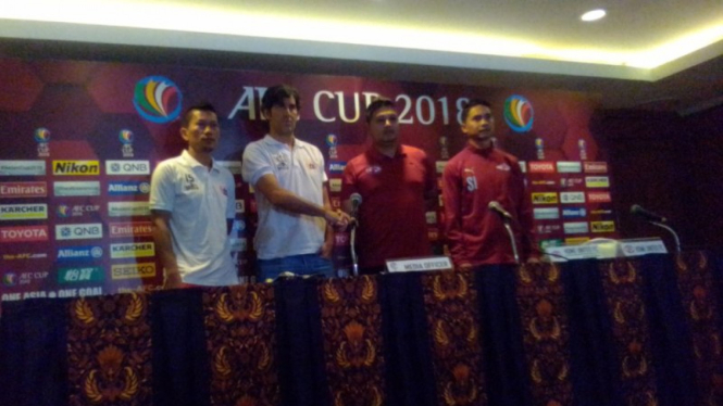 Jumpa pers sebelum pertandingan Persija Jakarta Vs Home United