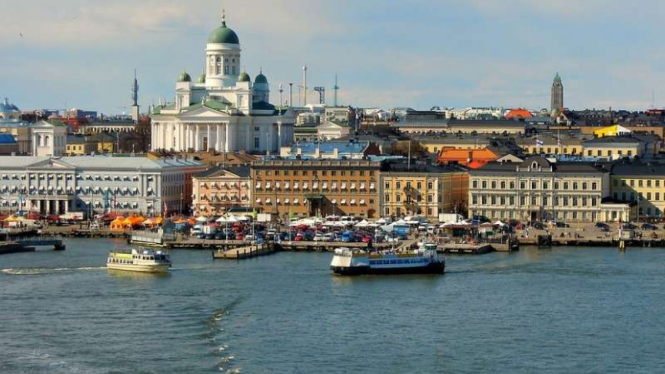 Helsinki, ibu kota Finlandia.