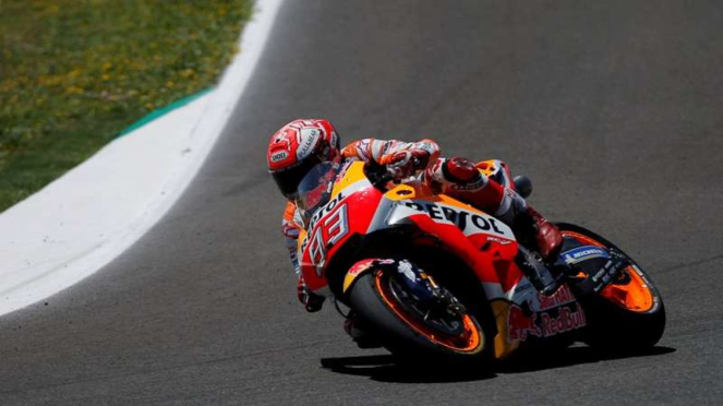 Pembalap Tim Repsol Honda, Marc Marquez