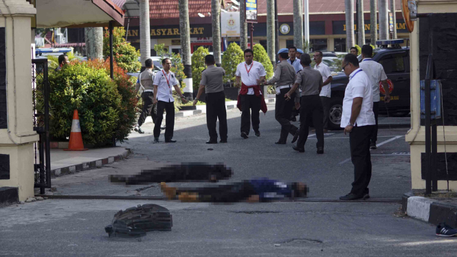 Pelaku penyerangan aksi terorisme di Mapolda Riau