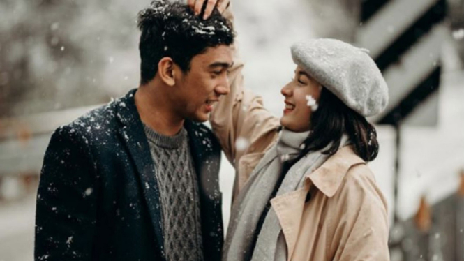 Chelsea Islan dan Daffa Wardhana.