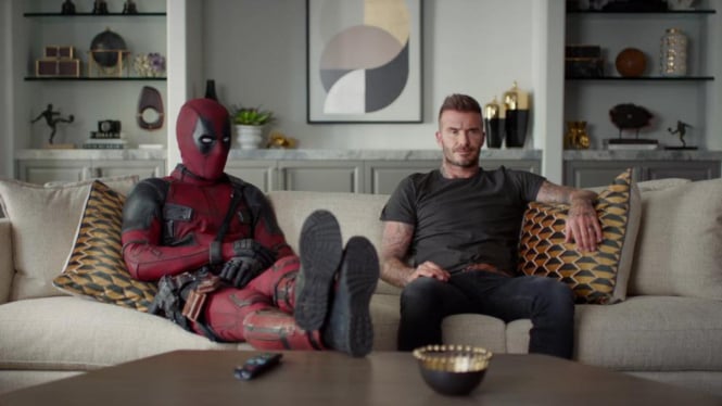 Deadpool dan David Beckham.