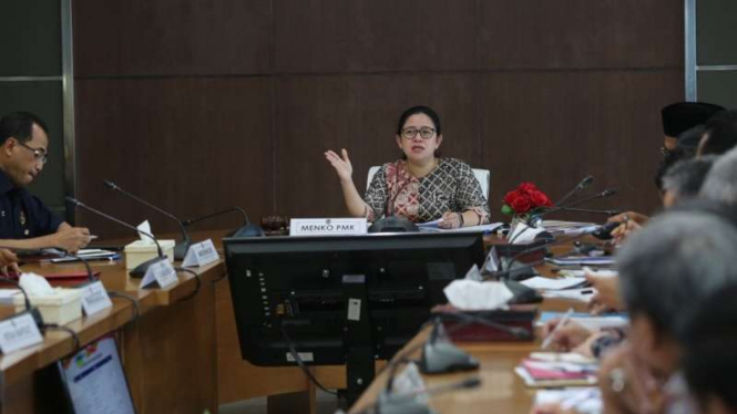 Menteri Koordinator Pembangunan Manusia dan Kebudayaan (Menko PMK) Puan Maharani